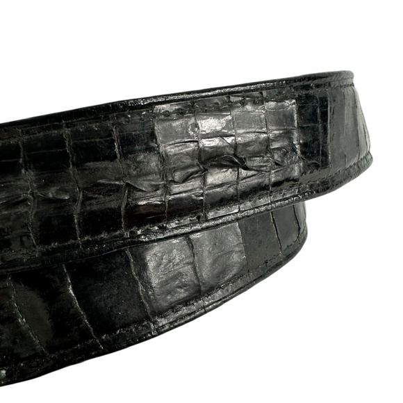 Genuine Vintage GUCCI GG Logo Gold Buckle Made In Italy Authenticated - Picture 6 of 14